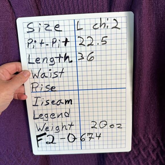 Chico’s womens cardigan purple long open front cozycore tradMom coastalcore - Picture 7 of 7